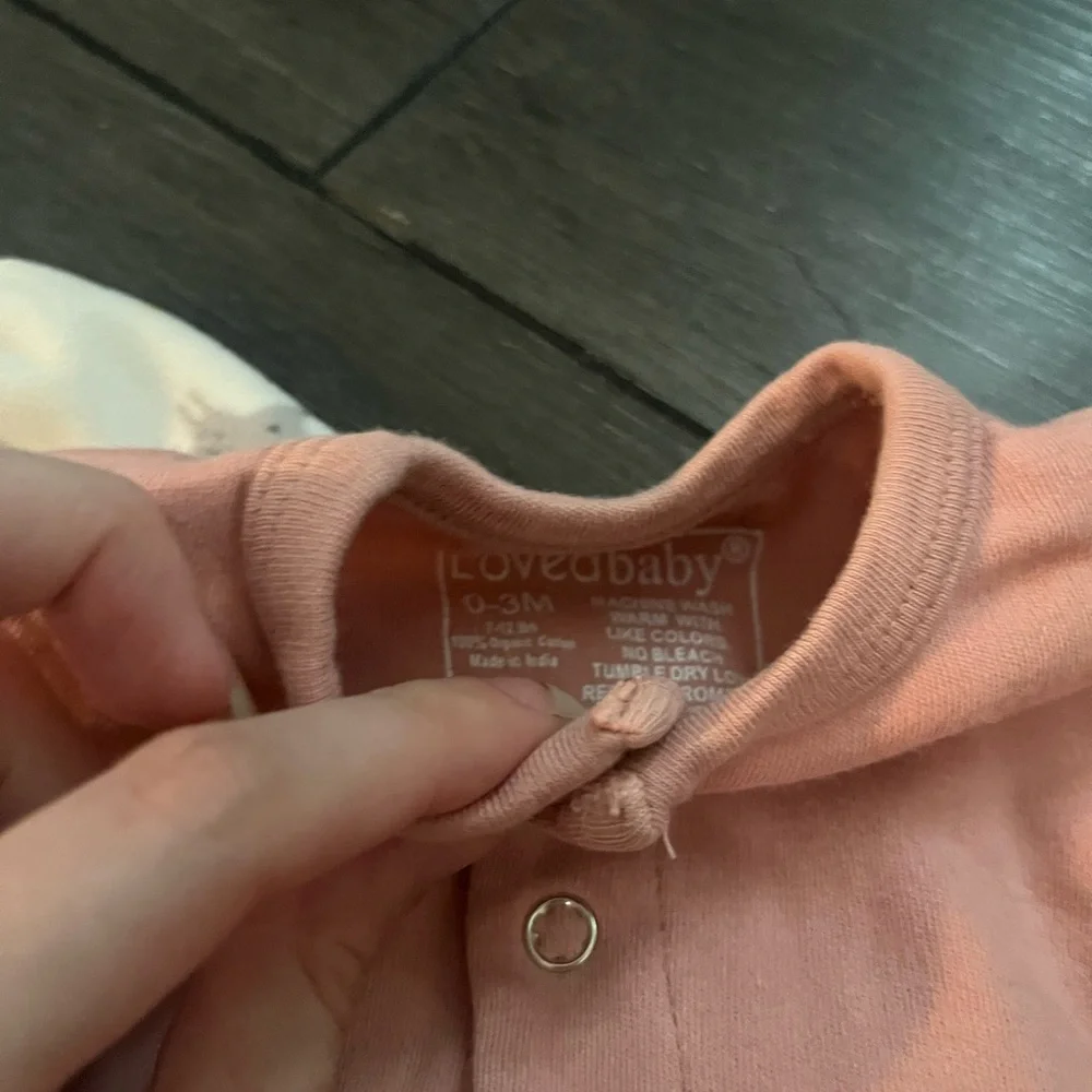 Baby Girl Sleepers Newborn 0-3 months Infant Sleep wear Lot Set of 6 - Picture 5 of 8